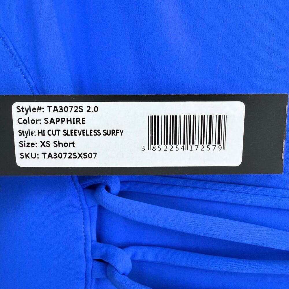 TA3 Sleeveless Surfy Sapphire Blue XS SHORT - Picture 6 of 6